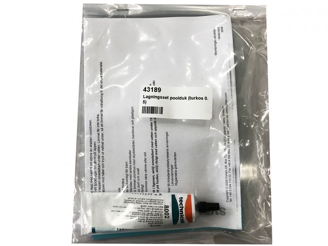 Hovedbilde Reparasjonssett for PVC-duk (20x30), Turkis Farge