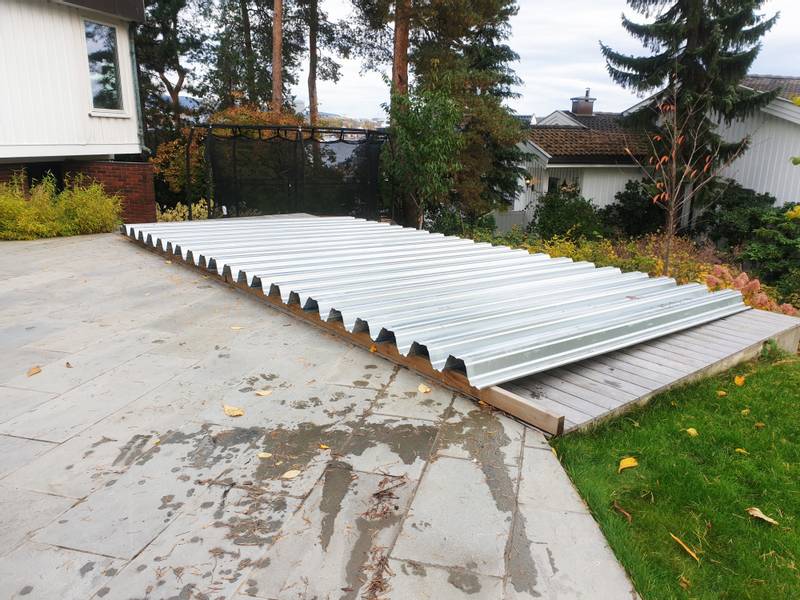 Vinterplater til basseng 3,3x6,5 (3,7x6,9)