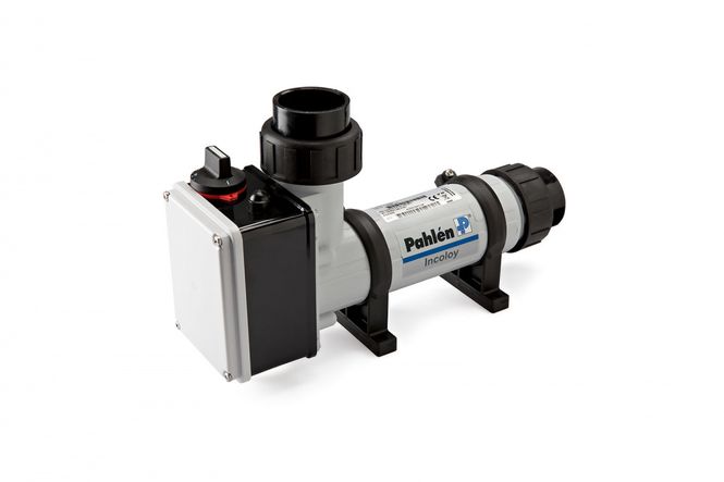 Hovedbilde Pahlen el-varmer i plast 12 kW til svømmebasseng