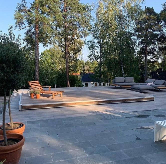 Hovedbilde Aqvisdeck Singledeck Skyvbart terassedekke 3,5x6 ...
