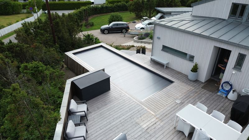 AquaTop Integrert lamelltrekk til svømmebasseng