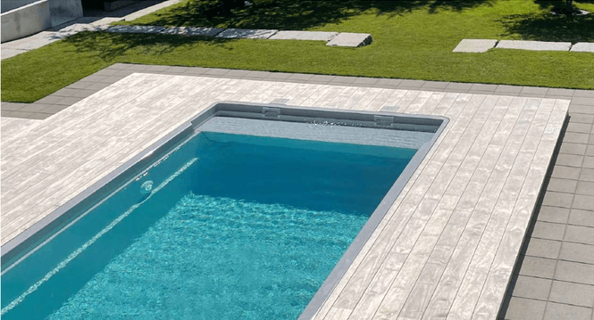 Hovedbilde Enzo 7 glassfiber svømmebasseng